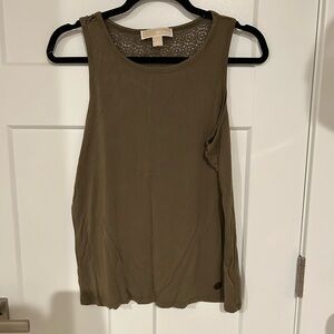 Michael Kors Olive Green Top